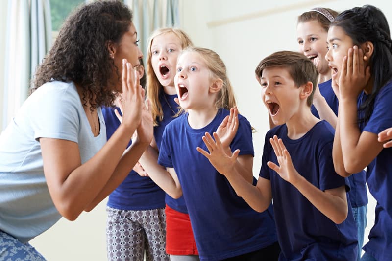 Theatre training at Dynamic Fine Arts Academy